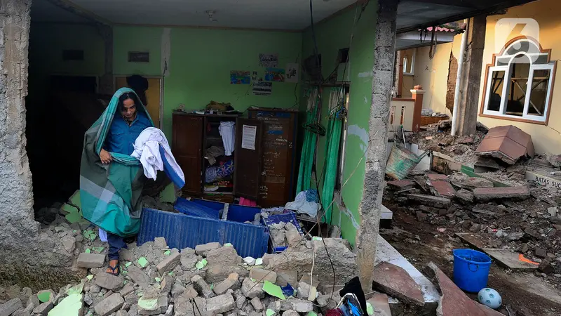 kerusakan parah gempa Cianjur