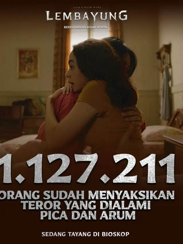 Jumlah penonton film Lembayung pada Minggu, 29 September 2024. (Foto: Dok. Instagram @baimwong)