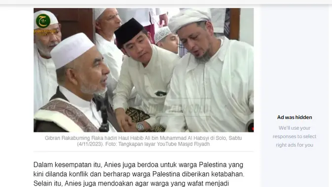 <p>Penelusuran klaim video Gibran nyantri bersama Anies Baswedan</p>