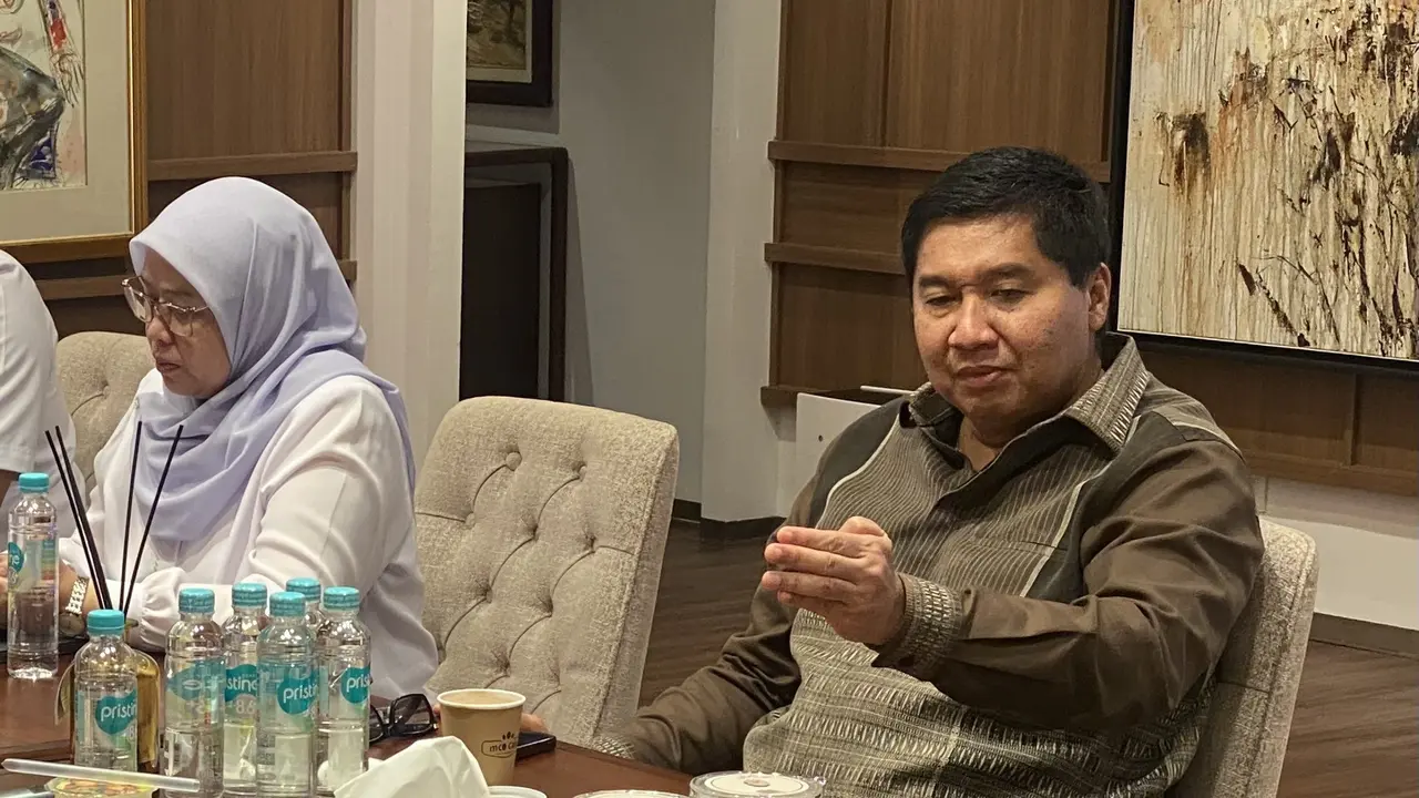 Menteri Perumahan dan Kawasan Permukiman (PKP) Maruarar Sirait di Kantor Kementerian PKP, Senin (9/2/2026). (Liputan6.com/Christian)