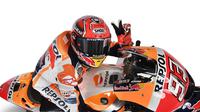 Pembalap Repsol Honda, Marc Marquez meneken kontrak baru hingga MotoGP 2020. (Twitter/Marc Marquez)