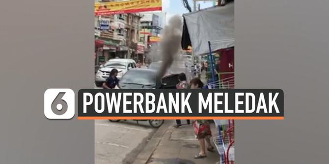 VIDEO: Powerbank Meledak Saat Ditinggal Dalam Mobil