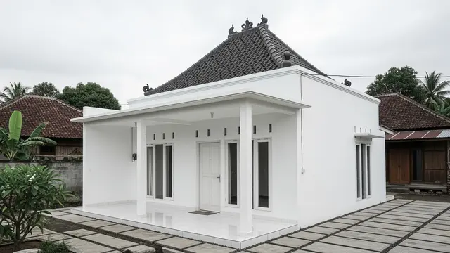 Desain Rumah Minimalis Atap Limasan Modern