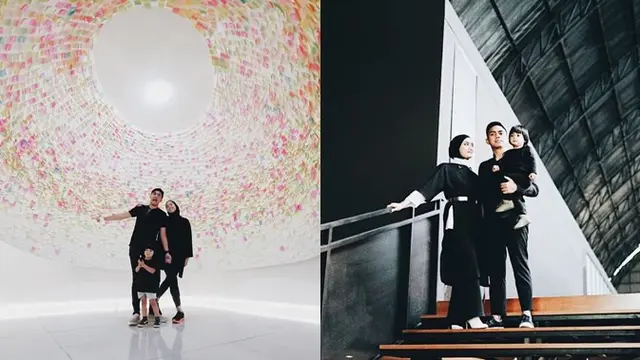 Keduanya juga mengajak sang anak mengunjungi Museum