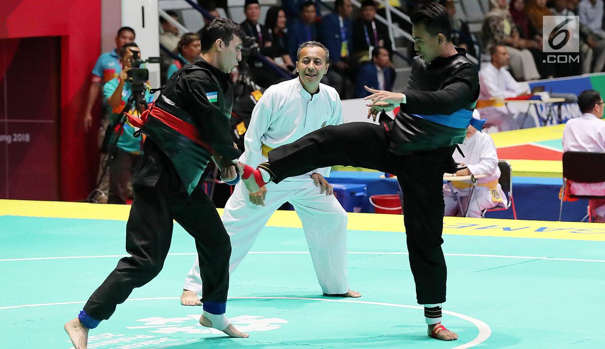 FOTO Dua Pesilat  Indonesia Masuk Delapan Besar Asian 