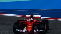 Pembalap Ferrari Sebastian Vettel (Twitter Ferrari)