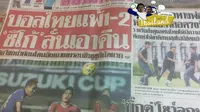 Kalah dari Indonesia, Thailand Tetap Dipuji Habis Pendukungnya
