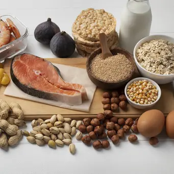 Ilustrasi makanan yang mengandung protein hewani/copyright freepik.com/freepik