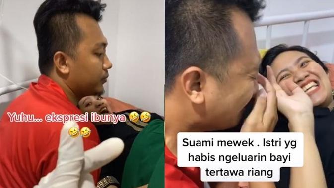 Viral Wanita Ini Melahirkan Santai Sambil Makeup, Tuai Pujian Warganet (sumber: TikTok/bidannovel)