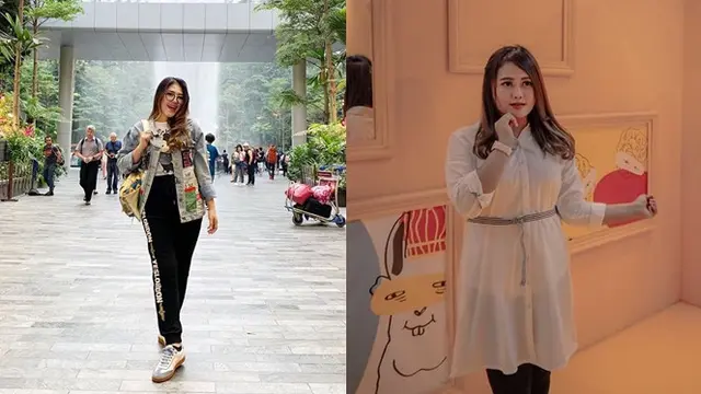 Adu Gaya Via Vallen dan Adik (sumber: instagram.com/viavallen/mellross_08)