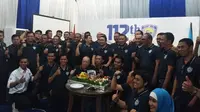 Ikatan Motor Indonesia (IMI) menggelar perayaan ulang tahun ke-112 di kantor baru di wilayah Manggarai. (Bola.com/Andhika Putra)