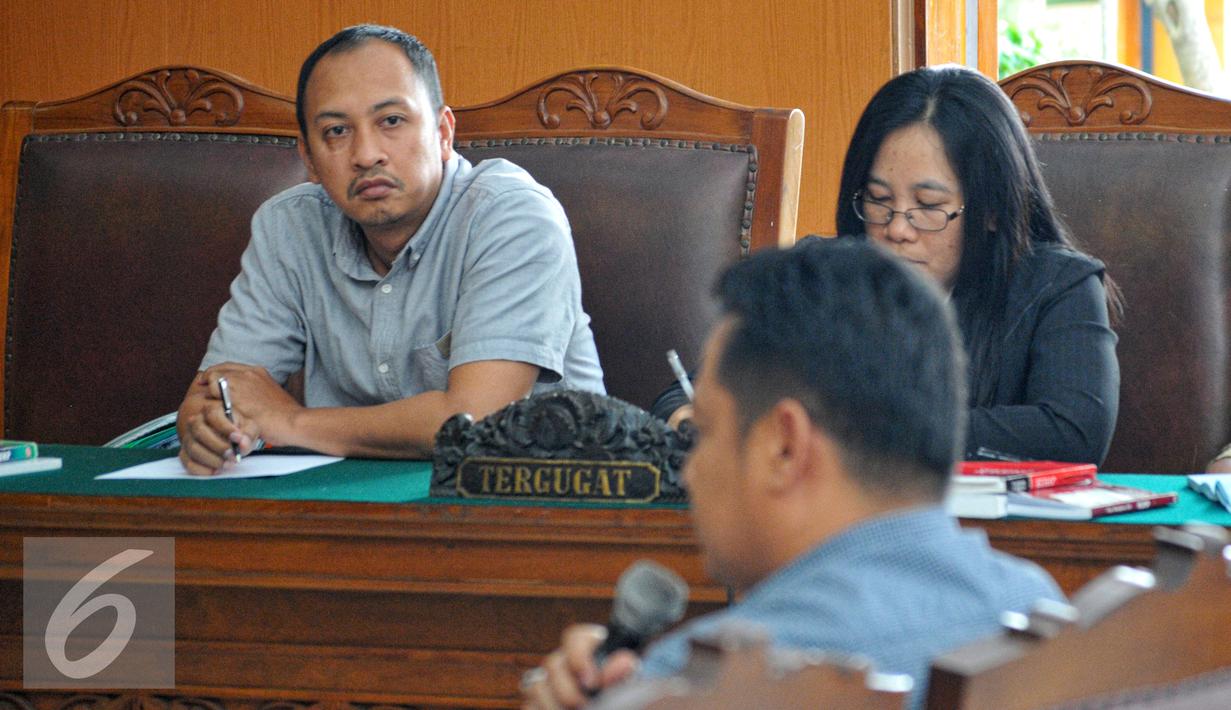 Suasana sidang praperadilan Ilham Arief dengan agenda mendengarkan keterangan saksi fakta di Pengadilan Negeri Jakarta Selatan, Jumat (3/7/2015). (Liputan6.com/Yoppy Renato)