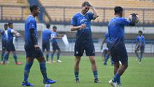 Bek Persib Bandung asal Belanda Nick Kuipers sudah mengikuti sesi latihan tim di Stadion Gelora Bandung Lautan Api, Sabtu (6/3/2021). (Foto: MO Persib)