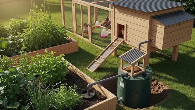 Desain Kandang Ayam Dekat Kebun Biar Kotorannya Bisa jadi Pupuk Langsung/Gemini AI