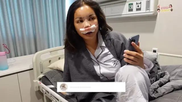8 Potret Proses Jessica Iskandar Jalani Operasi Hidung di Korea, Bikin Pangling