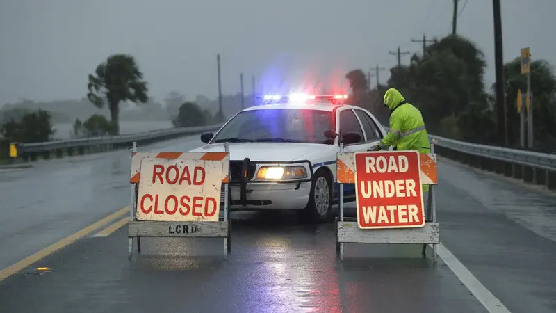  Satu Dekade 'Kering',  Florida Basah Kuyup oleh Badai Hermine