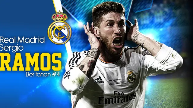 Ilustrasi Sergio Ramos