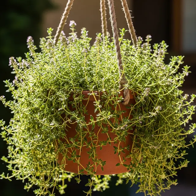 Tanaman Herbal Gantung untuk Rumah Kecil (Image by Gemini AI)