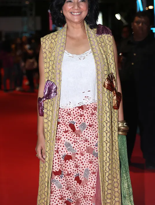 Pemeran dalam film 'Laskar Pelangi' itu juga menyambut gembira dengan pemutaran gala premiere di laksanakan di Yogyakarta berbeda dengan biasanya yang menggelar di Jakarta. (Andy Masela/Bintang.com)