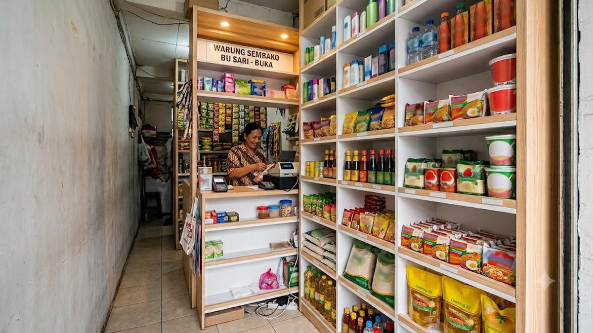 7 Desain Warung Kecil Ukuran 1x2 Meter agar Terlihat Luas dan Menarik Pembeli