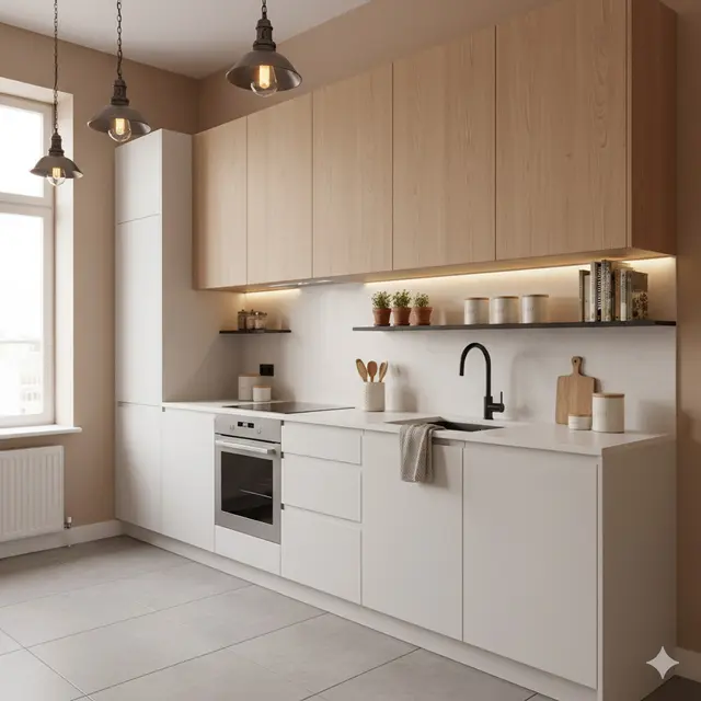 Model Dapur Minimalis Lurus