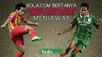 Bola.com Bertanya Andik Vermansah dan Evan Dimas Menjawab (Bola.com/Samsul Hadi)