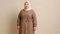 7 Rekomendasi Gamis Polos tapi Elegan untuk Orang Gemuk, Solusi untuk Tampil Lebih Percaya Diri