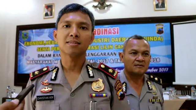 Wakil Kepala Polres Kebumen, Kompol Christian Aer. (Foto: Liputan6.com/Muhamad Ridlo)