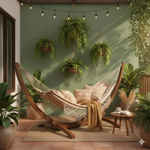 7 Kombinasi Furnitur dan Tanaman untuk Bikin Teras Kecil Jadi Cozy, Inspirasi Santai ala Kafe di Rumah