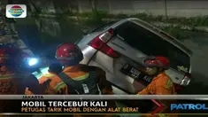 Peristiwa naas tersebut ia alami saat hendak menikung di Jalan Tambun Rengas yang hampir rata dengan kali lantaran air yang meluap saat huja