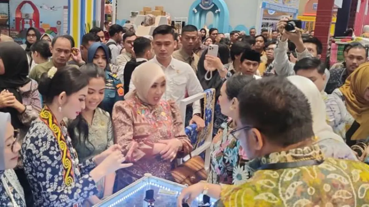 Selvi Ananda di Inacraft 2025.  (Liputan6.com/Henry)