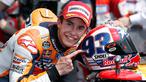 Marc Marquez berhasil menyudahi balapan MotoGP Austin yang berlangsung di Circuit of The Americas, Senin (13/4/2015) dinihari WIB, di posisi terdepan dengan catatan waktu 43 menit 47,150 detik. (AP Photo/Tony Gutierrez)
