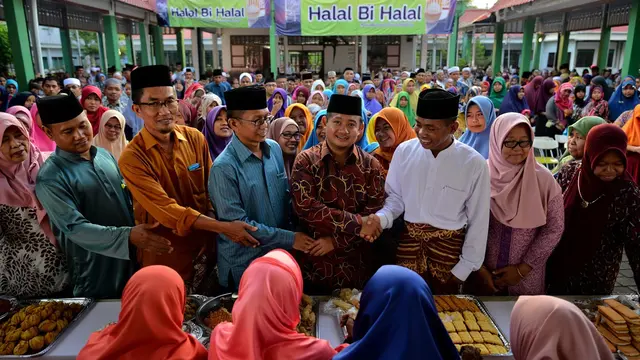 Ilustrasi halal bi halal (Foto: Reve.com)