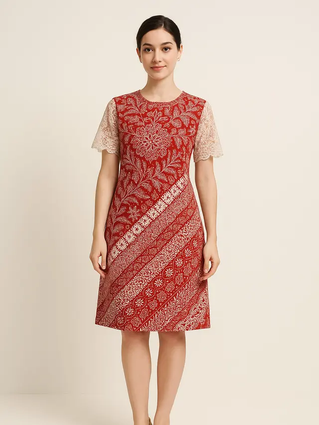 Ide Dress Batik Tema HUT RI 17 Agustus