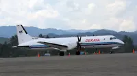  Hujan, Pesawat Angkut Sembako Tergelincir di Wamena