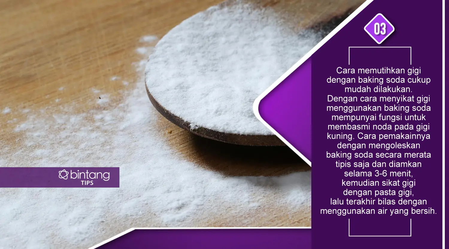 Baking soda. (Foto: Adrian Putra/Bintang.com, Digital Imaging: Nurman Abdul Hakim/Bintang.com).