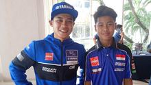 Galang Hendra berabung dengan tim asal Spanyol, The bLU cRU Yamaha WorldSSP Team. (Bola.com/Hendry Wibowo)