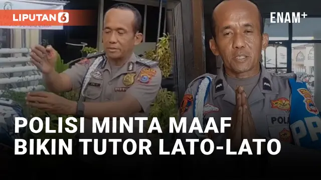VIDEO: Anggota Polisi Minta Maaf Usai Bikin Video Tutorial Main Lato-lato