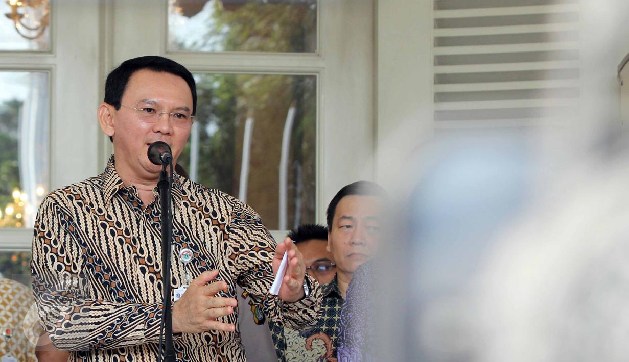 Gubernur DKI Jakarta, Basuki Tjahaja Purnama. (Liputan6.com/Helmi Afandi)