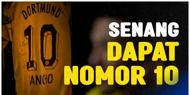 VIDEO: Jadon Sancho Gembira Mendapat Nomor Punggung 10 di Borussia Dortmund