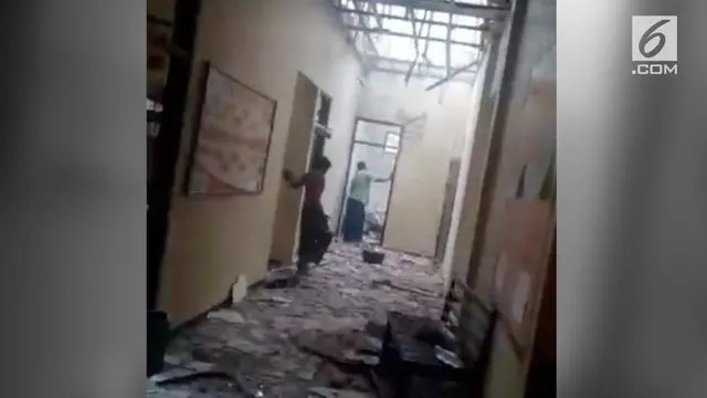 VIDEO: Ledakan Bom Ikan di Kantor Mapolsek Pulau Gili Genting