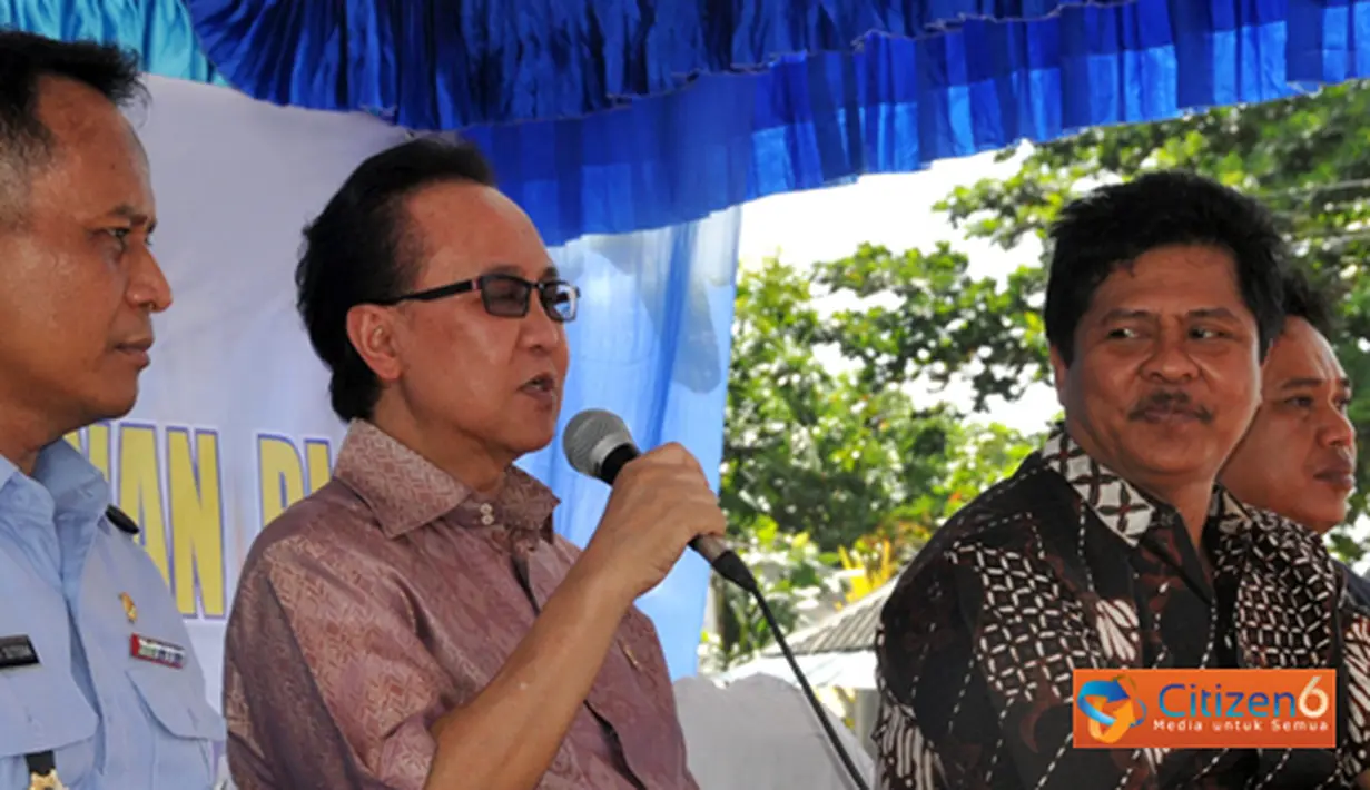Citizen6, Badung: Dalam sambutannya, Sharif menyebut bahwa bantuan PUMP merupakan salah satu program besar (grand strategy) KKP di tahun 2010-2014. (Pengirim: Efrimal Bahri)