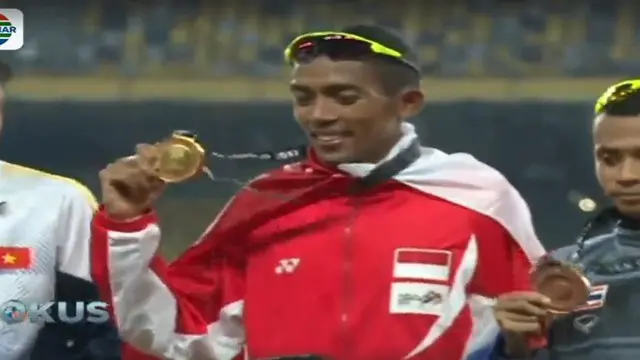 Pelari Jarak Jauh Indonesia Raih Emas di Nomor 10 Kilometer Putra