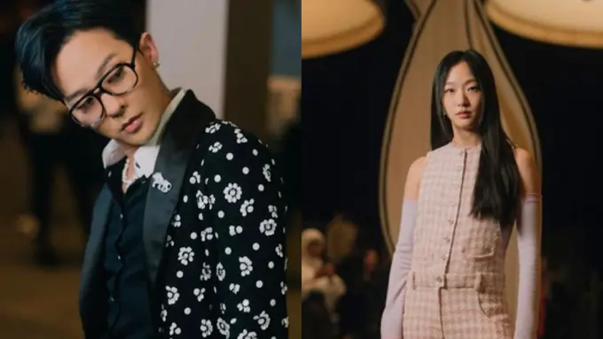 Potret Tampilan G-Dragon dan Kim Go Eun di Fashion Show Chanel