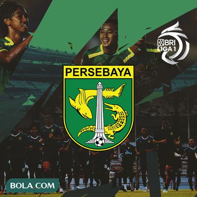 Liga 1 - Ilustrasi Logo Persebaya Surabaya BRI Liga 1 (Bola.com/Adreanus Titus)
