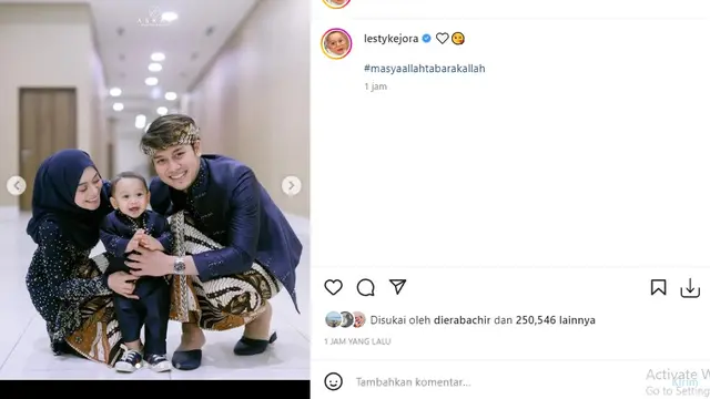 Lesti Kejora - Rizky Billar (Foto: Instagram/@lestykejora)