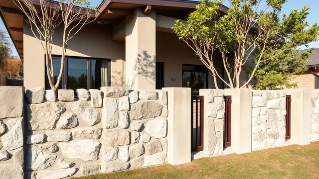 Model Pagar Rumah Minimalis Batu Alam