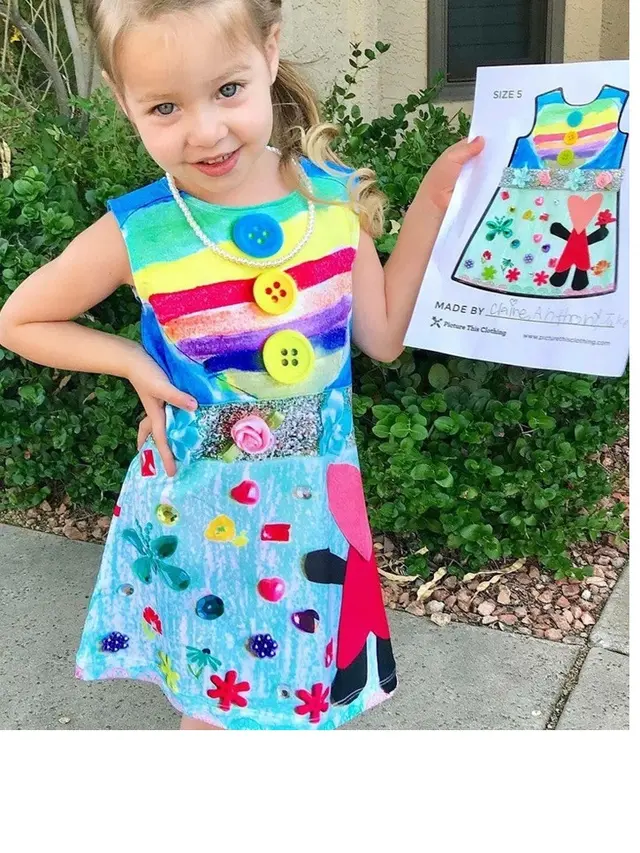 Perusahaan Ini Ubah Gambar Anak Jadi Desain Baju, 7 Hasilnya Mengagumkan
