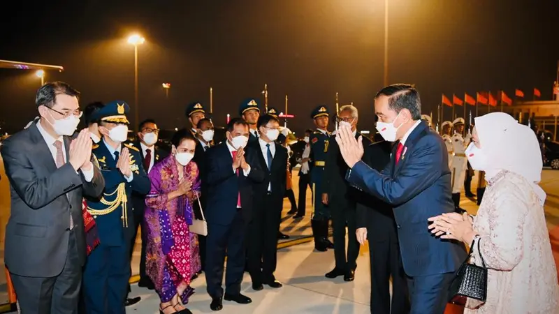 Presiden Joko Widodo atau Jokowi melanjutkan rangkaian kunjungan kerja di Asia Timur,