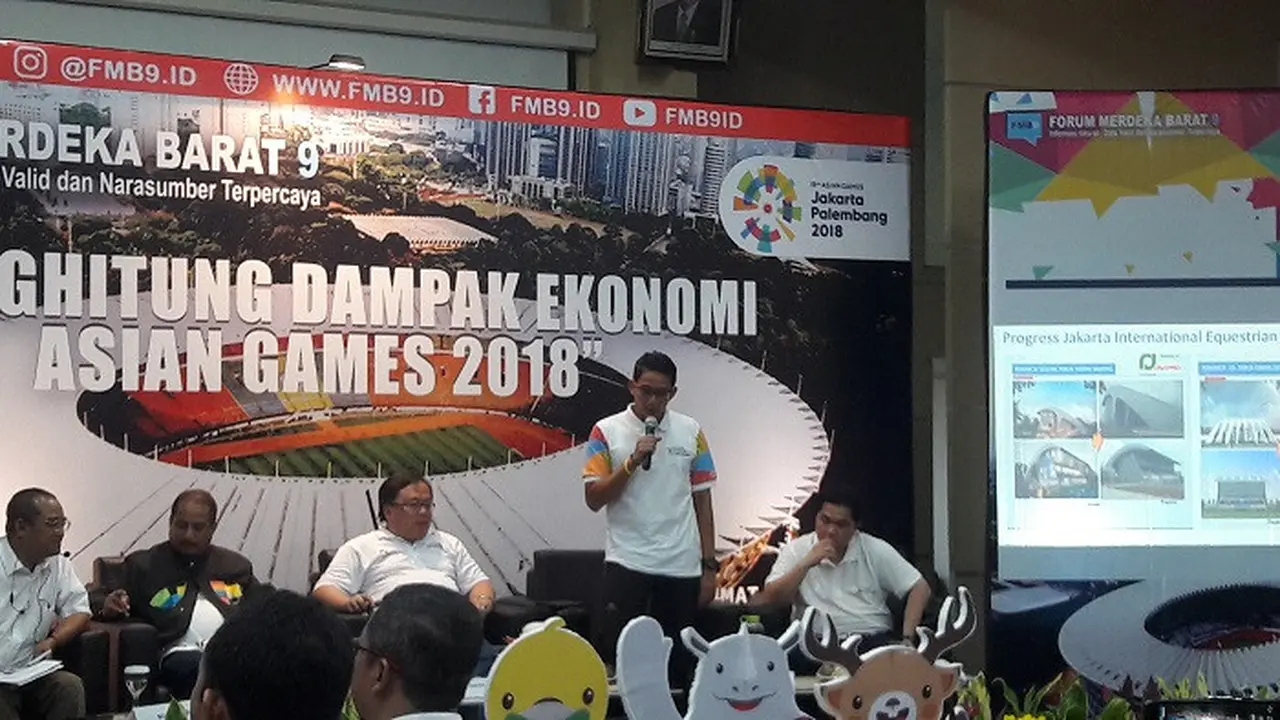 Diskusi Menghitung Dampak Ekonomi Asian Games (Dok Foto: Bawono Yadika Tulus/Liputan6.com)